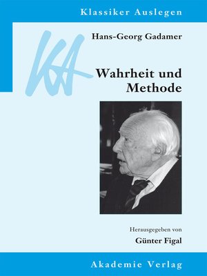 cover image of Hans-Georg Gadamer